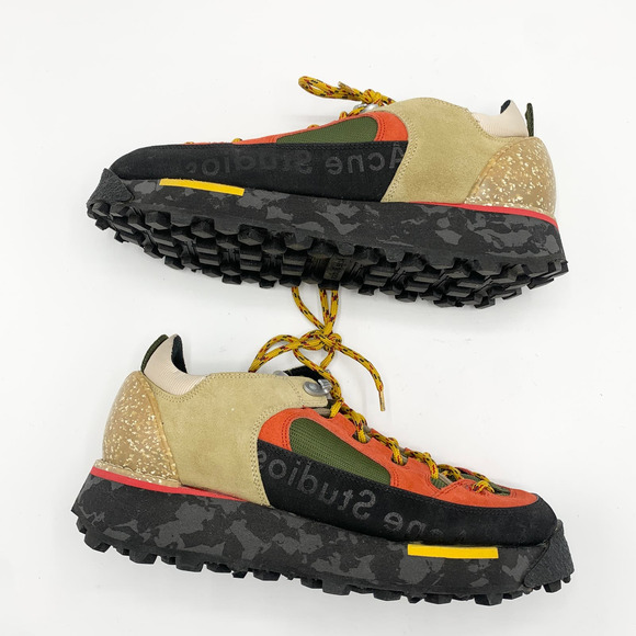 Acne Studios Men's Berton M Trainers - Multi Green - Picture 7 of 13